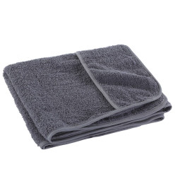 Serviettes de plage 6 pcs anthracite 60x135 cm tissu 400 GSM