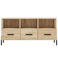 Meuble TV chêne sonoma 102x36x50 cm bois d'ingénierie