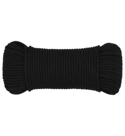 Corde de travail Noir 3 mm 500 m Polyester