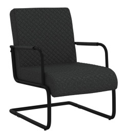 Chaise cantilever Noir Similicuir