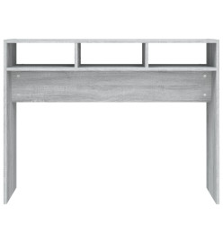 Table console Sonoma gris 105x30x80 cm Bois d'ingénierie