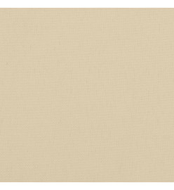 Coussins décoratifs 4 pcs beige 60x60 cm tissu