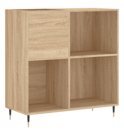 Armoire à disques chêne sonoma 84,5x38x89 cm bois d'ingénierie