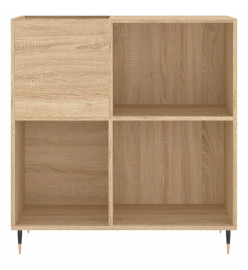 Armoire à disques chêne sonoma 84,5x38x89 cm bois d'ingénierie