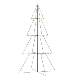 Arbre de Noël cône 360 LED d'intérieur/d'extérieur 143x250 cm