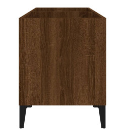 Armoire à disques chêne marron 74,5x38x48 cm bois d'ingénierie