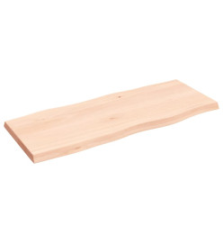 Dessus de table bois chêne massif non traité bordure assortie