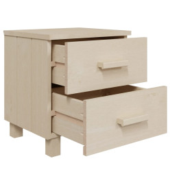 Tables de chevet HAMAR 2pcs Marron miel 40x35x44,5cm Bois