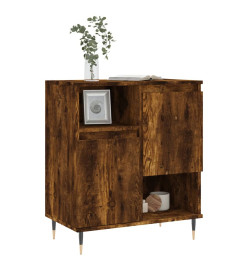 Buffet Chêne fumé 60x35x70 cm Bois d'ingénierie