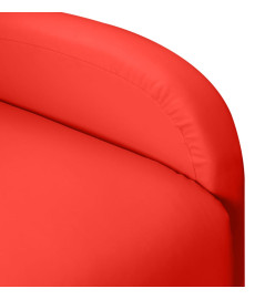 Fauteuil de massage Rouge Similicuir