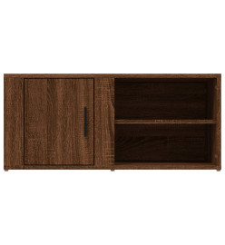 Meubles TV 2 pcs Chêne marron 80x31,5x36 cm Bois d'ingénierie