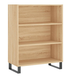 Armoire à étagères chêne sonoma 69,5x32,5x90 cm bois ingénierie