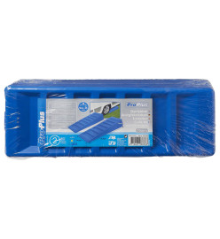 ProPlus 2 pcs Niveleurs de caravane 75 mm Plastique Bleu