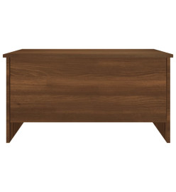 Table basse Chêne marron 80x55,5x41,5 cm Bois d'ingénierie