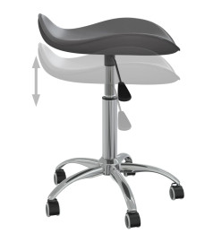 Tabouret de salon et spa Gris Similicuir