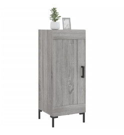 Buffet Sonoma gris 34,5x34x90 cm Bois d'ingénierie