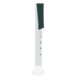 Tente de réception avec parois latérales 2,5x2,5 m Vert 90 g/m²