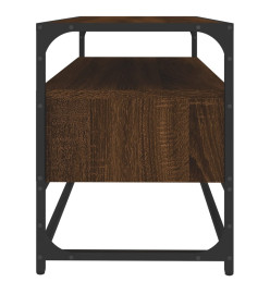 Meuble TV chêne marron 80x35x45 cm bois d'ingénierie