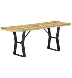 Banc 110 cm Bois de récupération massif