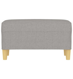 Banc Gris clair 70x35x41 cm Tissu