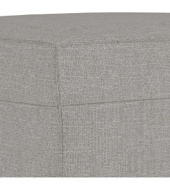 Banc Gris clair 70x35x41 cm Tissu