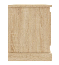 Meuble TV chêne sonoma 100x35,5x45 cm bois d'ingénierie