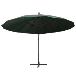 Parasol suspendu Vert 3 m Aluminium