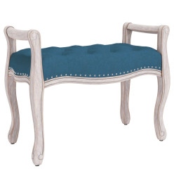 Banc Bleu 80x45x60 cm Velours