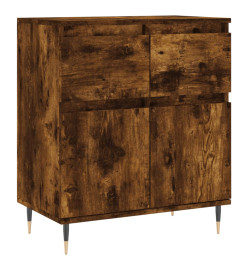 Buffet Chêne fumé 60x35x70 cm Bois d'ingénierie