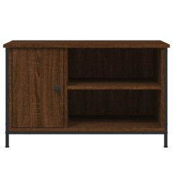 Meuble TV Chêne marron 80x40x50 cm Bois d'ingénierie