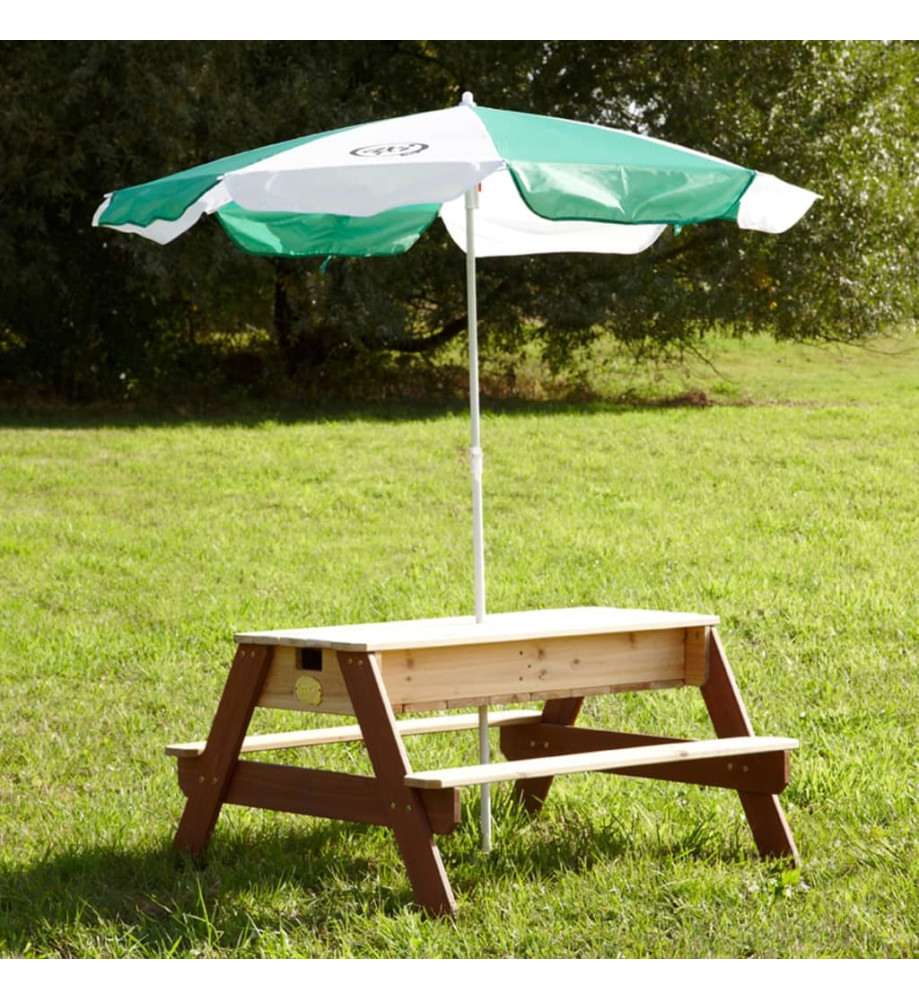 AXI Table de pique-nique à sable/eau avec parasol