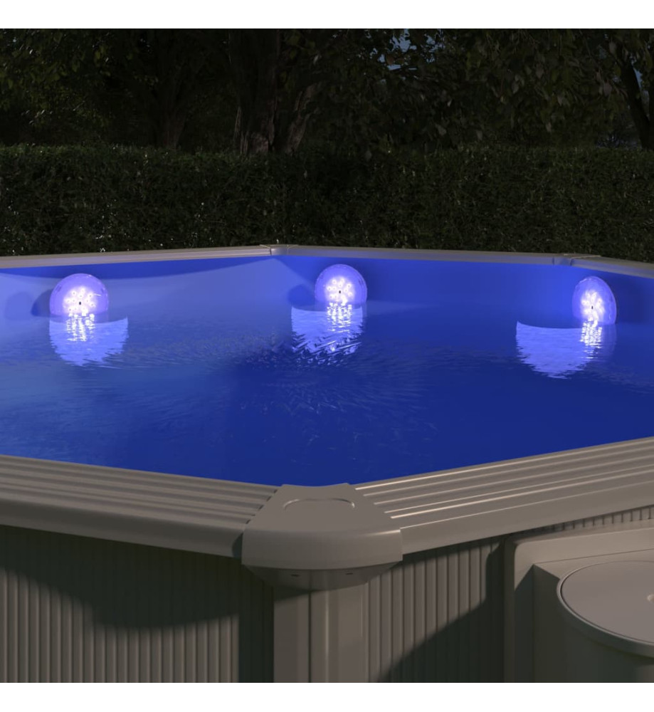 Lampe LED flottante submersible de piscine Multicolore Lampe LED flottante submersible de piscine Multicolore