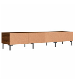 Meuble TV chêne marron 150x36x30 cm bois d'ingénierie