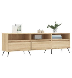 Meuble TV chêne sonoma 150x30x44,5 cm bois d'ingénierie