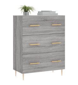 Buffet sonoma gris 69,5x34x90 cm bois d'ingénierie