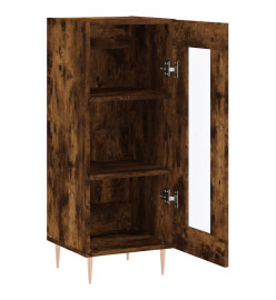 Buffet Chêne fumé 34,5x34x90 cm Bois d'ingénierie