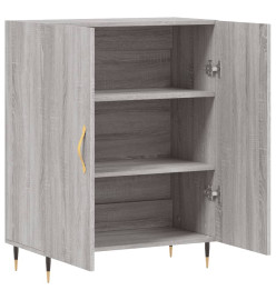 Buffet sonoma gris 69,5x34x90 cm bois d'ingénierie