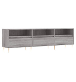 Meuble TV sonoma gris 150x30x44,5 cm bois d'ingénierie