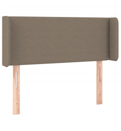 Tête de lit à LED Taupe 103x16x78/88 cm Tissu
