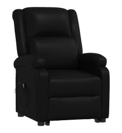 Fauteuil Noir Similicuir