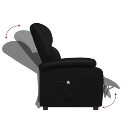 Fauteuil Noir Similicuir