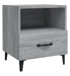 Tables de chevet 2 pcs Sonoma gris Bois d'ingénierie