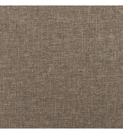 Têtes de lit 2 pcs Taupe 80x7x78/88 cm Tissu