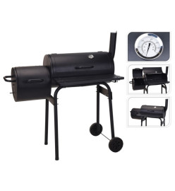 ProGarden Barbecue fumoir Noir