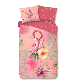 Good Morning Housse de couette pour enfants QUEEN 140x200/220 cm Rose