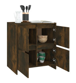 Buffet Chêne fumé 70x41x75 cm Bois d'ingénierie