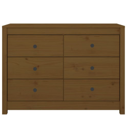 Armoire latérale Marron Miel 100x40x72 cm Bois de pin massif