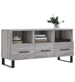 Meuble TV sonoma gris 102x36x50 cm bois d'ingénierie