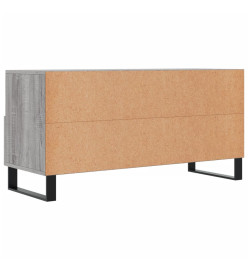 Meuble TV sonoma gris 102x36x50 cm bois d'ingénierie