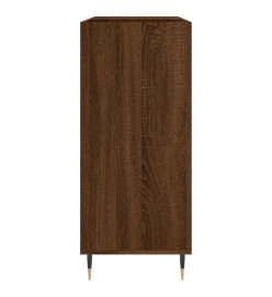 Armoire à disques chêne marron 84,5x38x89 cm bois d'ingénierie